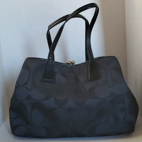 Coach Shoulder Bag Optic C Signature Applique Poppy GLAM TOTE WOMEN'S WOMAN'S - Picture 5 of 15